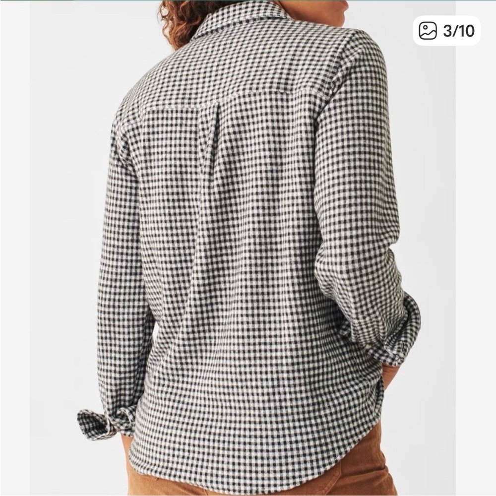 Faherty Black and White Legend Shirt - Picture 4 of 9